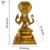 Photo of Goddess Maramma, Mother of Bengaluru-20"-with Measurements