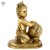 Photo of Cute Bala Krishna with Pot full of Butter-7"-facing Right side
