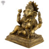 Photo of Rare Ganesh Statue with Antic finishing-9"-facing Left side