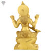 Photo of Very Special Sharada Statue with Gold Colour finishing-12"-Back side