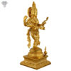 Photo of Very Special Standing Saraswati Statue with Gold finishing-10"-facing Left side