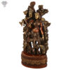 Photo of Standing Radha Krishna Statue with Flute-14"-Facing Front