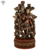 Photo of Standing Radha Krishna Statue with Flute-14"-facing Left side