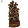 Photo of Standing Radha Krishna Statue with Flute-14"-facing Right side