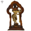 Photo of Artistic Standing Krishna Statue Playing Flute-14"-Back side