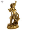 Photo of Artistic Krishna Statue playing Flute-13"-facing Left side