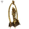 Photo of Artistic Standing Krishna Statue with Flute-48"-facing Left side