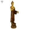 Photo of Standing Buddha Statue with Blessing Hands-33"-facing Left side