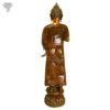 Photo of Standing Buddha Statue with Blessing Hands-33"-Back side