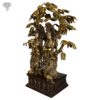 Photo of Artistic Radha Krishna Statue playing Flute under a Mango Tree-37"-facing Right side