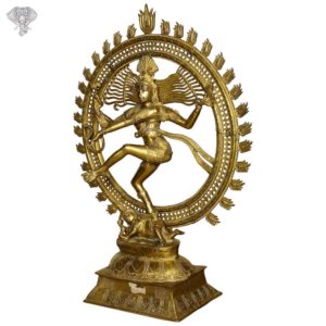 Photo of Very Artistic Nataraja Statue-30"-facing Right side