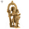 Photo of Maa Durga sitting on lion facing Front - facing Left Side