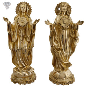 Photo of Lord Jesus and Mother Mary - Facing Front