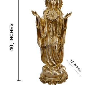 Photo of Lord Jesus and Mother Mary - with measurements