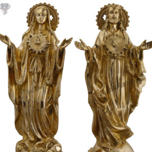 Photo of Lord Jesus and Mother Mary - Facing Front-Extra