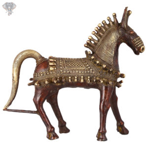 Photo of Dhokra Art - Horse - Facing Front
