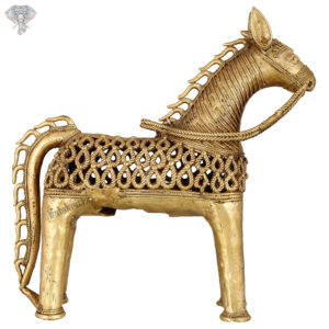 Photo of Unique Dhokra Art - Horse - Facing Front