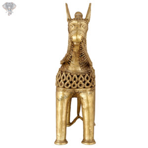 Photo of Unique Dhokra Art - Horse - facing Right side