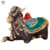 Photo of Dhokra Art - Bull Sitting - facing Right side