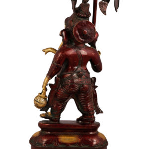 Photo of Walking Ganapati Statue with Umbrella - Back side