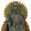Photo of Standing Buddha Statue in Green shade - Zoomed In
