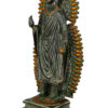 Photo of Standing Buddha Statue in Green shade - facing Right side