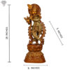 Photo of Standing Lord Krishna Statue and Playing Flute - with measurements
