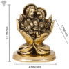 Photo of Jesus and Mother Mary carved inside Hands - with measurements