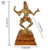 Photo of Brown Nataraja Statue - with measurements