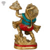 Photo of Lord Hanuman carrying mountain, made with Stone work - Back side