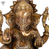 Photo of Brown Coloured Lord Ganesh Ji Statue - Zoomed In
