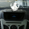 Photo of Ganesh Ji - White, 999 Silver - Facing Front-In Car